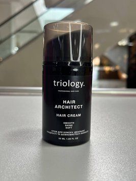 Крем для блиску, ідеальної гладкості та шовковистості волосся Hair Architect Triology. 000941 фото