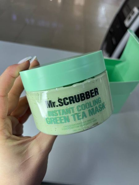 Охолоджувальна маска для обличчя  з екстрактом зеленого чаю Mr.SCRUBBER 000100 фото