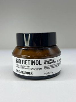 Омолоджувальний крем для обличчя Bio Retinol з бакучіолом Mr.SCRUBBER 000250 фото
