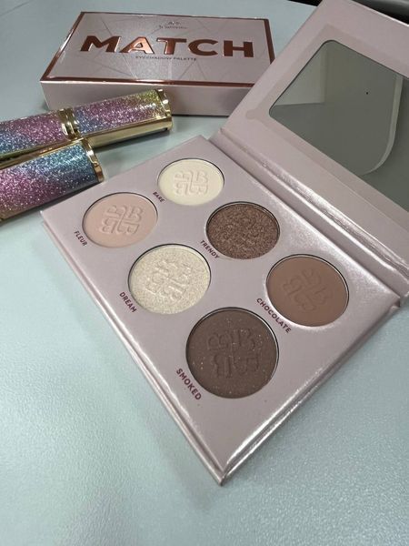 Палетка тіней для повік Match Eyeshadow Palette (6 colors) Bogenia 000501 фото