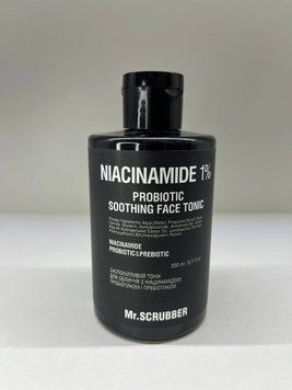 Заспокійливий тонік для обличчя Niacinamide 1% з ніацинамідом, пробіотиком і пребіотиком Mr.SCRUBBER 000256 фото