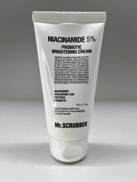 Заспокійливий крем для обличчя Niacinamide 5% з ніацинамідом і пробіотиком Mr.SCRUBBER 000258 фото