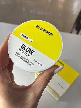 Висвітлювальні патчі під очі Glow Vitamin C зі стабільним вітаміном С Mr.SCRUBBER 000633 фото