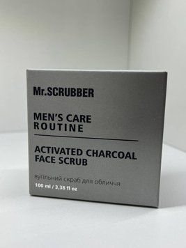 Вугільний скраб для обличчя Men&rsquo;s Care Routine Mr.SCRUBBER 000465 фото