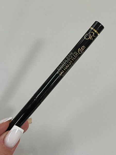 Підводка для очей водостійка Golden Rose Tattoo Styler 24h Black (чорний) 000638 фото