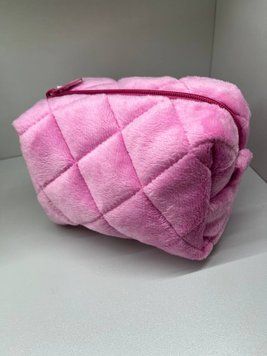 Косметичка ніжно рожева 16\12\10 см (менша) 000432 фото