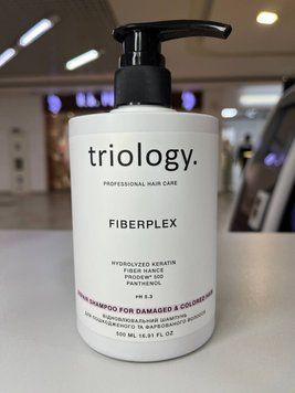 Відновлювальний шампунь для пошкодженого та фарбованого волосся Fiberplex Triology. 000982 фото