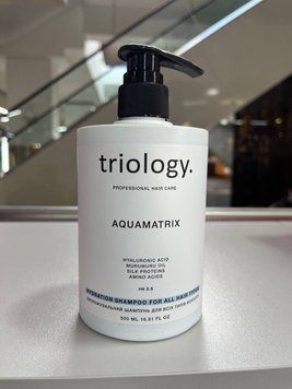 Зволожувальний шампунь для всіх типів волосся Aquamatrix Triology. 000932 фото