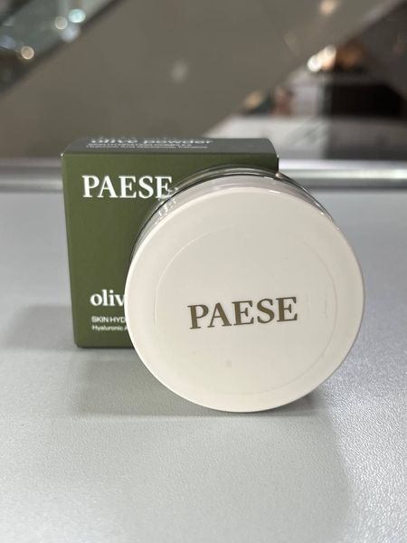Розсипчаста пудра оливкова зволожуюча Loose Powder Olive Paese 000759 фото